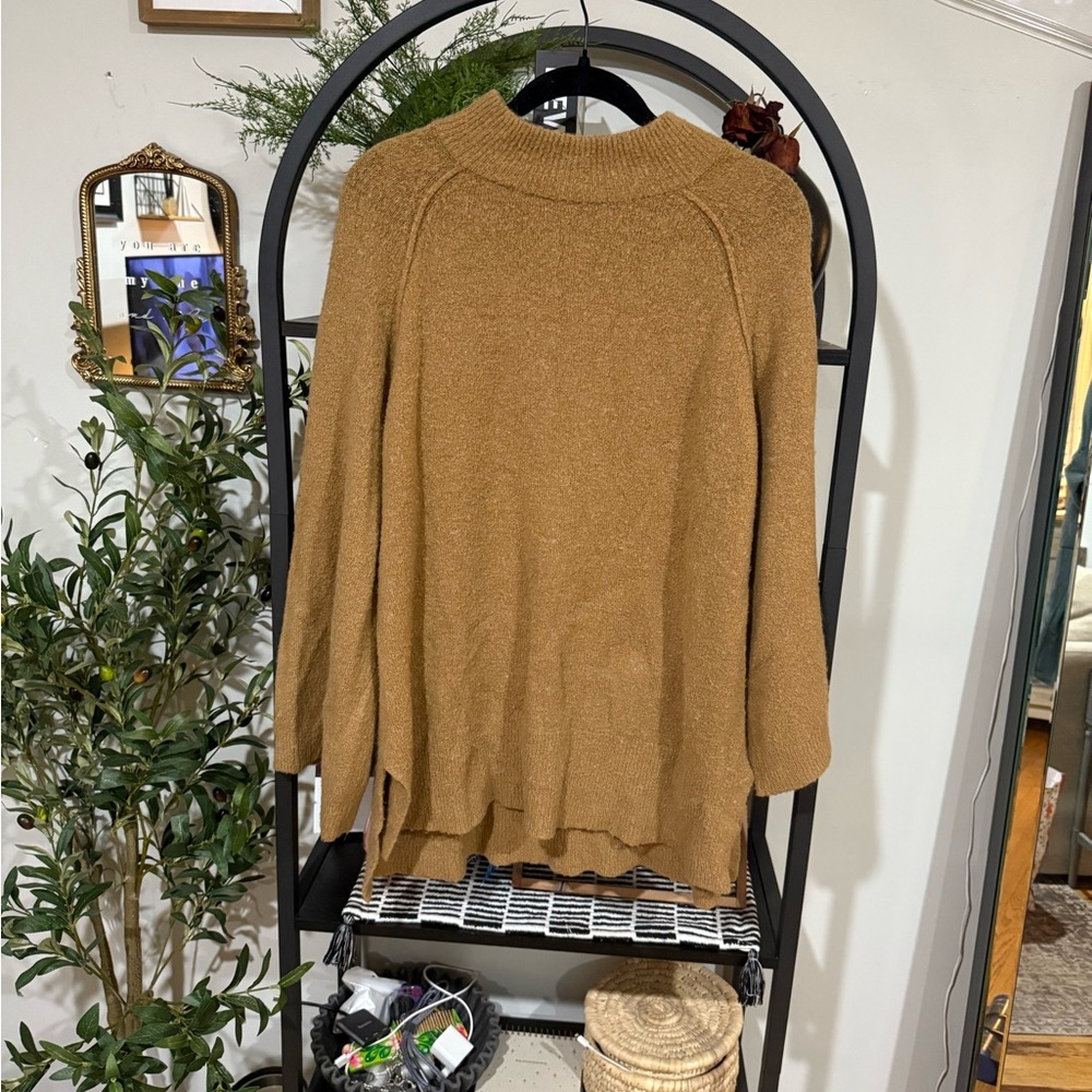 Calvin Klein Warm Brown Cowl Neck Sweater size large